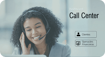 Dashboard de indicadores de satisfação em call center