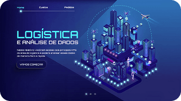 Dashboard de logística com custos e entregas